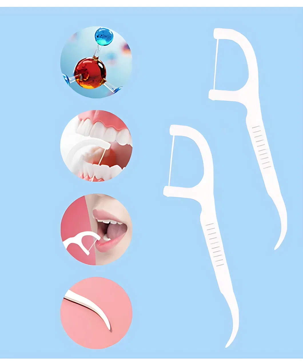 Оптовая Box Floss Высоковольтная нить для ухода за зубами Нить для чистки суставов Лук Зубочистка Силиконовая зубная нить 