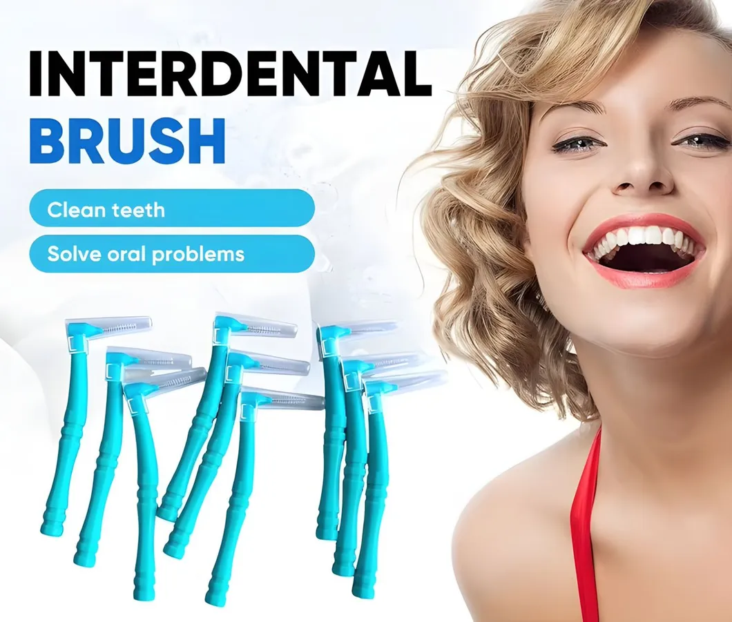 Высококачественная прочная пищевая устойчивая к истиранию межзубная зубная щетка оптом Особенность Чистая 