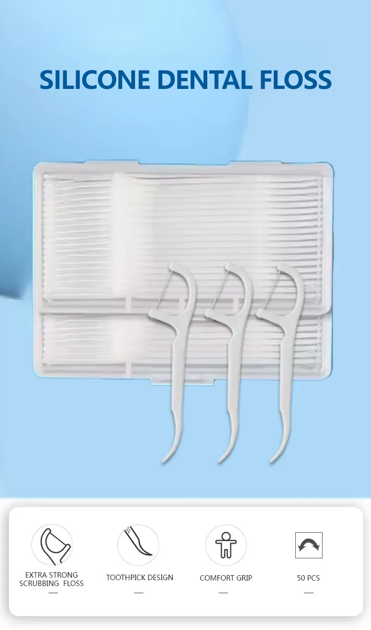 Самая дешевая заводская цена Зубная нить Ортодонтическая нить Выбор Зубная нить Силиконовая зубная нить 