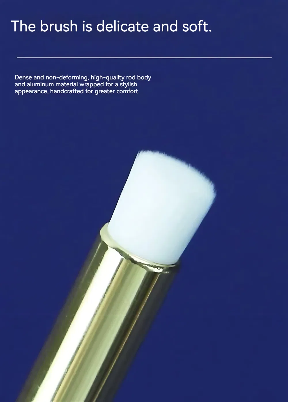 Оптовая Пена для наращивания ресниц Чистящая щетка для мусса Очистка ресниц Высококачественные мягкие одиночные щетки для кожи Чистящая щетка 